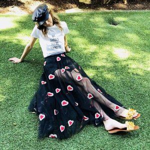 JING LIMITED Blogger with love half skirt